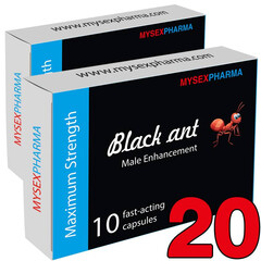 Black-Ant Сексуален Стимулант 20 капсули мнения и цена с намаление от sex shop