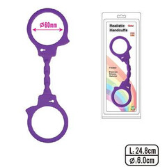 Силиконови белезници в лилав цвят Handcuffs in Purple мнения и цена с намаление от sex shop