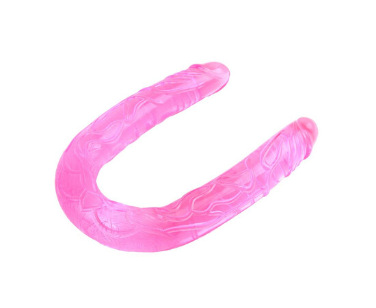 Двойно дилдо Jelly Flexible Double Dong-Pink мнения и цена с намаление от sex shop