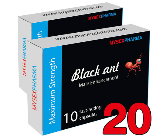 Black-Ant Сексуален Стимулант 20 капсули мнения и цена с намаление от sex shop