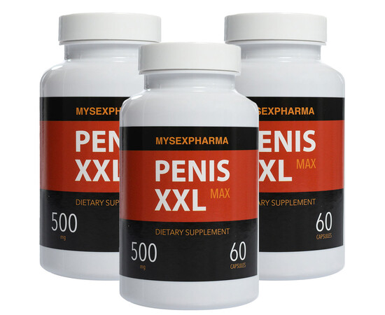 3 x tabletky na zväčšenie penisu Penis XXL Max sexshop