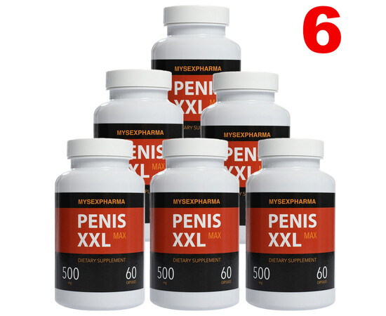 6 x tabletky na zväčšenie penisu Penis XXL Max sexshop